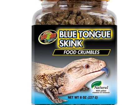 Zoo Med Blue Tongue Skink Food Crumbles Dry Food 1ea 8 oz Cheap