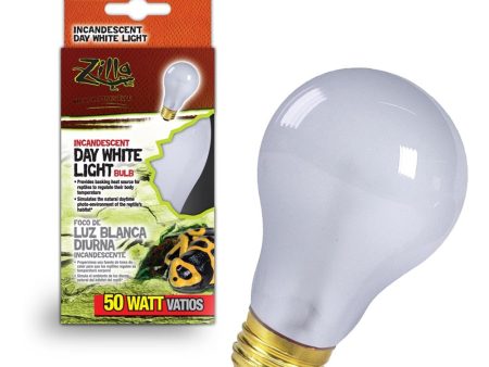 Zilla Incandescent Bulbs Day White 1ea 50 W For Cheap