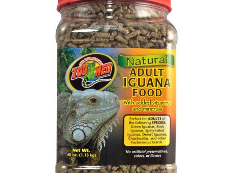 Zoo Med All Natural Adult Iguana Dry Food 1ea 40 oz Hot on Sale