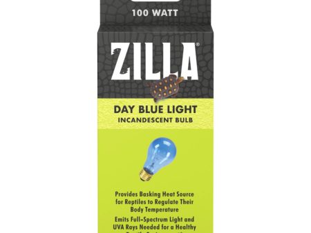 Zilla Incandescent Bulbs Day Blue 1ea 100 W For Sale