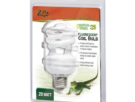 Zilla Fluorescent Coil Bulb Tropical 1ea 20 W Online Hot Sale