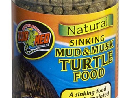 Zoo Med Natural Sinking Mud & Musk Turtle Dry Food 1ea 2.15 oz For Discount