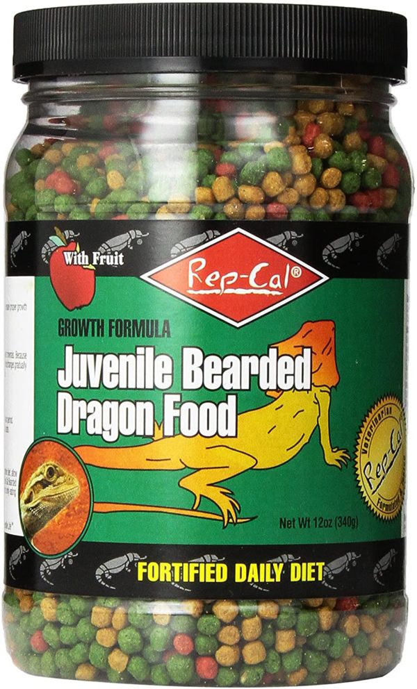 Rep-Cal Research Labs Growth Formula Juvenile Bearded Dragon Dry Food 1ea 12 oz Online Hot Sale