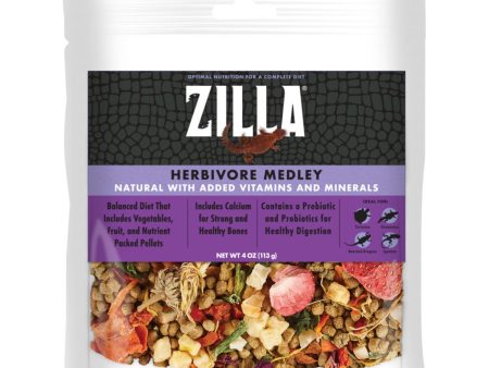 Zilla Herbivore Medley Diet Herbivore Mix, 1ea 4 oz on Sale