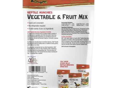 Zilla Reptile Munchies Vegetable and Fruit Mix 1ea 4 oz For Cheap