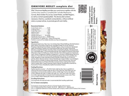 Zilla Medley Diet Omnivore Mix, 1ea 4 oz For Cheap