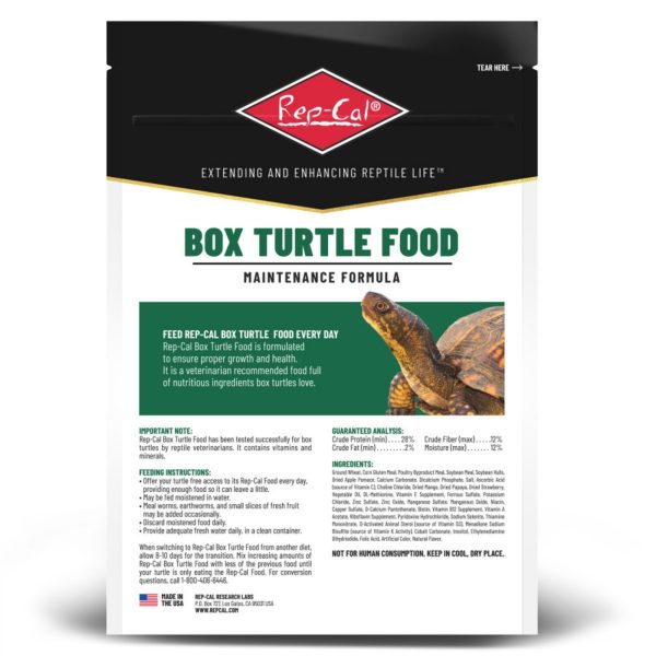 RepCal Research Labs Maintenance Formula Box Turtle Food 1ea 12 oz For Discount