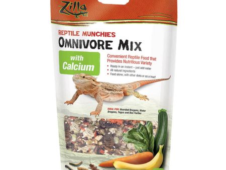 Zilla Reptile Munchies Omnivore with Calcium 1ea 4 oz Online now