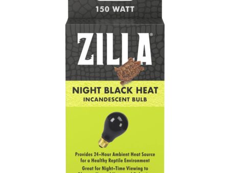 Zilla Incandescent Bulbs Night Black 1ea 150 W Sale