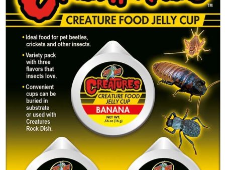 Zoo Med Creatures Food Jelly Cup 1ea 3 pk, 0.56 oz Discount