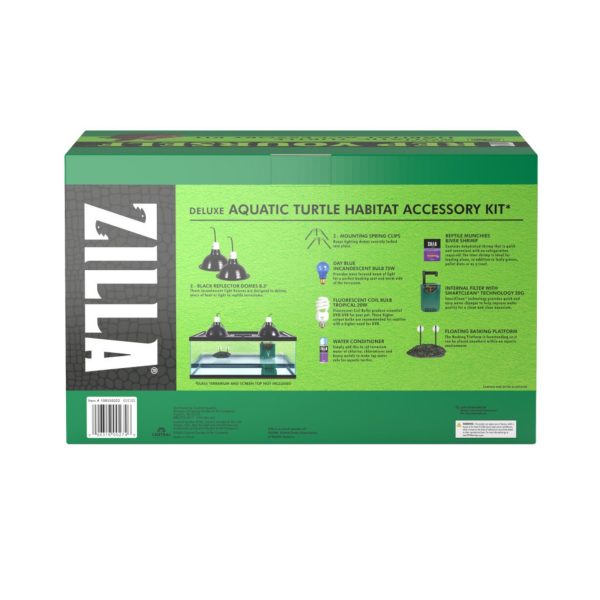 Zilla Aquatic Turtle Accessory Kit 1ea Fashion