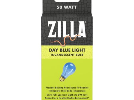 Zilla Incandescent Bulbs Day Blue 1ea 50 W Discount