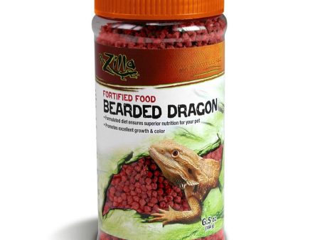 Zilla Bearded Dragon Extruded Food Pellets 1ea 6.5 oz Cheap