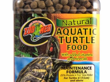 Zoo Med Aquatic Turtle Food Maintenance Formula Dry Food 1ea 24 oz Fashion