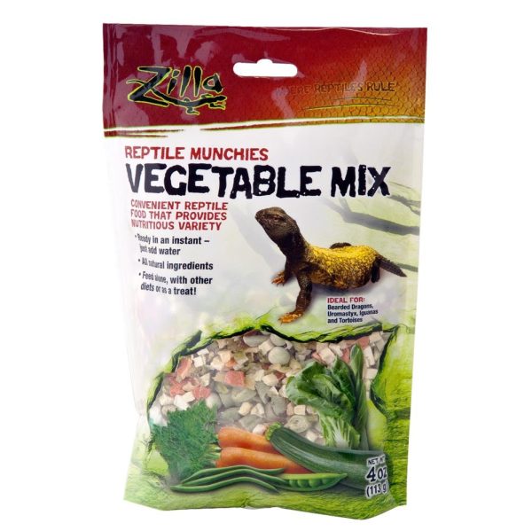 Zilla Reptile Munchies Vegetable Mix 1ea 4 oz Discount