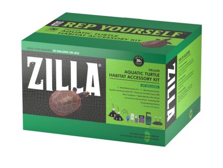 Zilla Aquatic Turtle Accessory Kit 1ea Fashion