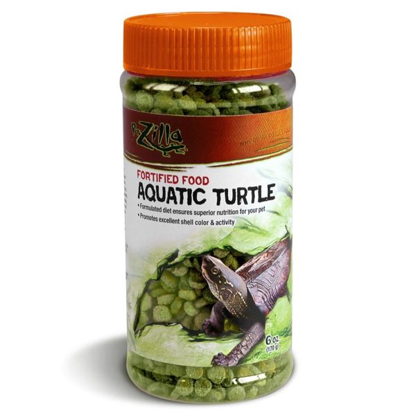 Zilla Aquatic Turtle Extruded Food Pellets 1ea 6 oz Hot on Sale