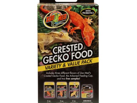 Zoo Med Crested Gecko Food 1ea Variety & Value pk For Cheap