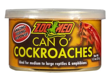 Zoo Med Can O  Cockroach Reptile Wet Food 1ea 1.2 oz For Discount