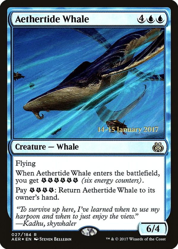 Aethertide Whale [Aether Revolt Prerelease Promos] Online Hot Sale