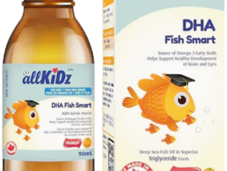 Allkidz Naturals DHA Fish Smart - Orange Flavor (90 ml) For Cheap