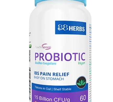 88Herbs Probiotic IBS Pain Relief (60 VegCaps) Online Sale