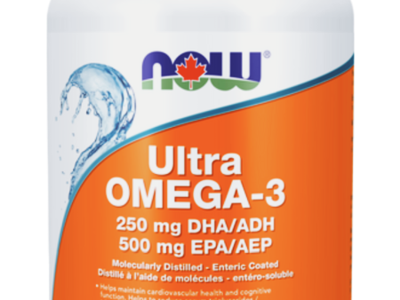 NOW Ultra Omega-3 Molecularly Distilled 1000mg For Sale