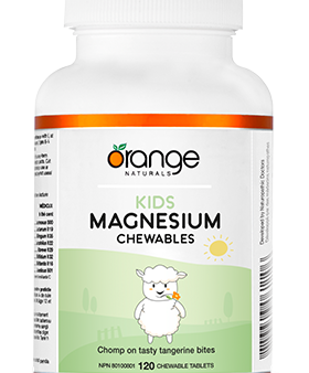 Orange Naturals Kids Magnesium Chewables -Tangerine (120 Chewable Tablets) Cheap