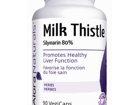 Alora Naturals Milk Thistle 80% Silymarin 90 Veggie Caps Online Hot Sale